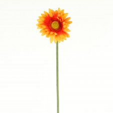 24" GERBERA DAISY STEM ORANGE