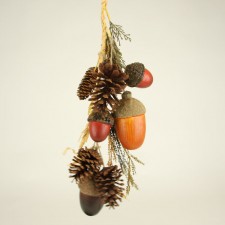 23" SWAG ACORN/PINECONE