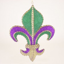 18"MARDIGRAS FLEUR DE LIS