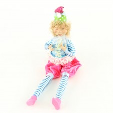18"SITTING PARTY BOY PINK/BLUE