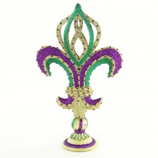 15" FLEUR DE LIS TABLETOP