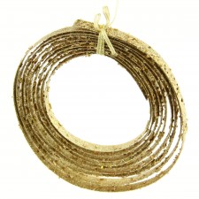 1/2"X5YD SEQUIN RIBBON GOLD
