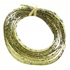 1/2"X5YD SEQUIN RIBBON GREEN