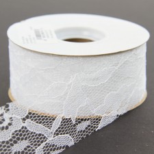 1.5"CHARLENE LACE 25YD WHITE