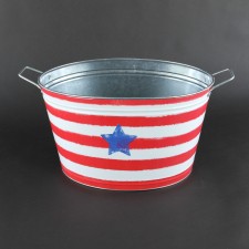 9.75"X15.25"X10"METAL TUB