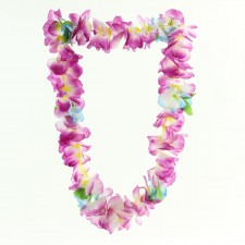 SOFT PETALS LEI PURPLE