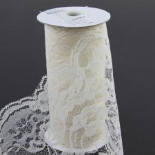 5.5"X10YD IVORY LACE TAPE