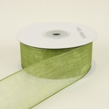 1.5" WIRED SHEER 25YD MOSS GRN