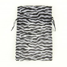 4"X6"WH.SHR/ZEBRA PRNT 12/PKG