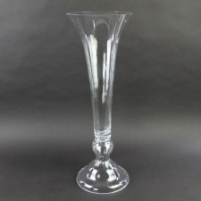 8"X24"FLARED PED.TRUMPET VASE
