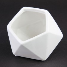 5.1"X4.3"MED TILTED GEO POT
