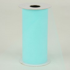 TULLE 6" 25YDS AQUA
