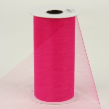 TULLE 6" 25 YDS  L. GARNET