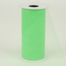 6" TULLE 25YD LIME