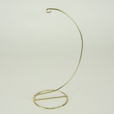12"MTL ORNAMENT STAND GOLD