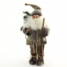 18"WOOLAND STANDING SANTA