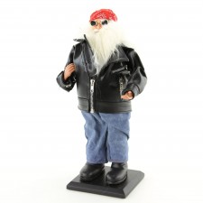 18" BIKER SANTA