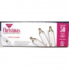 50 LIGHT S/B CLEAR/WHITE CORD