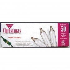 50 LIGHT S/B CLEAR/GREEN CORD