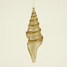 6.5"GLT.SEASHELL GLD/SILVER