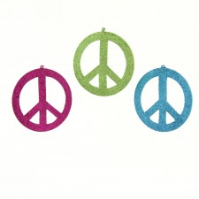 4"MICA PEACE SIGN ORNA A4