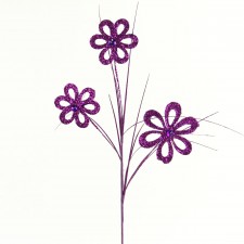 27"MICA DAISY SPRAY PURPLE