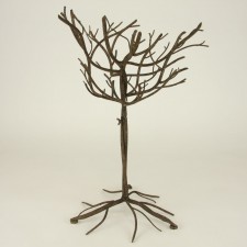 25"X14"NATURAL MTL TREE BRWN
