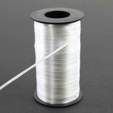 3/16"CURLY RIBBON 500YD WHT