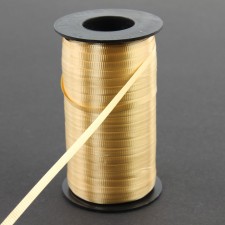 3/16"CURLY RIBBON 500YD GOLD