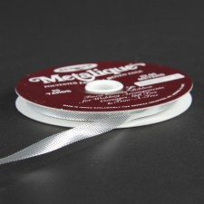 1/4" METALIQUE SILVER 25YDS