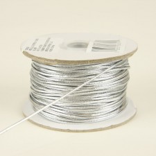 1/16"STRETCH CORD 50YD SILVER