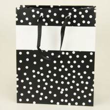 8"X4"X10"CUB SPOT DOT BLACK