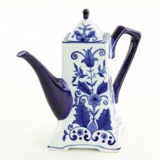 8.25" CER.TEA POT JAR