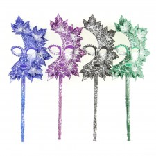 22"VENETIAN MASK W/LEAVES M25