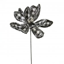 22"FRST.CHECK POINSETTIA STEM