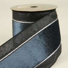 4"X10YD VEL W/STRIPE BOARDER