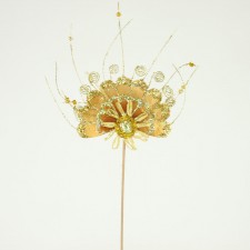 24"FAN ORN SPRAY W/MEDALLION