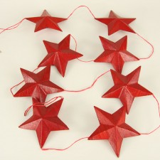 5' STAR GARLAND X8 NATURAL