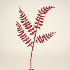 26"LASER GLIT FERN SPRAY X4