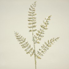 26"LASER GLIT FERN SPRAY X4