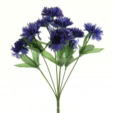 14"CONRFLOWER BUSH X7 BLUE