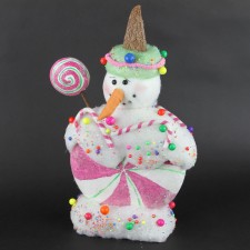 19" SNOWMAN ON PEPPERMINT MULT