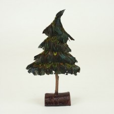 10"FEATHER FLAT TREE W/BASE