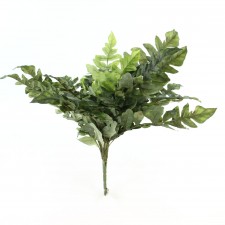 22" FINGER FERN BUSH X25 GREEN