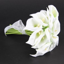 9" CALLY LILY BUNDLE WHT/CREAM