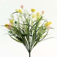 18" MINI TULIP/GRASS BUSH