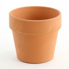 4.25"RND POT RED CLAY