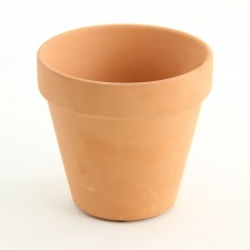 3.25"RND POT RED CLAY
