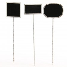 16"WOOD CHLKBRD WHT.WASH