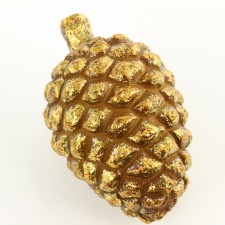 5.5" METALIC CONE ORN A25